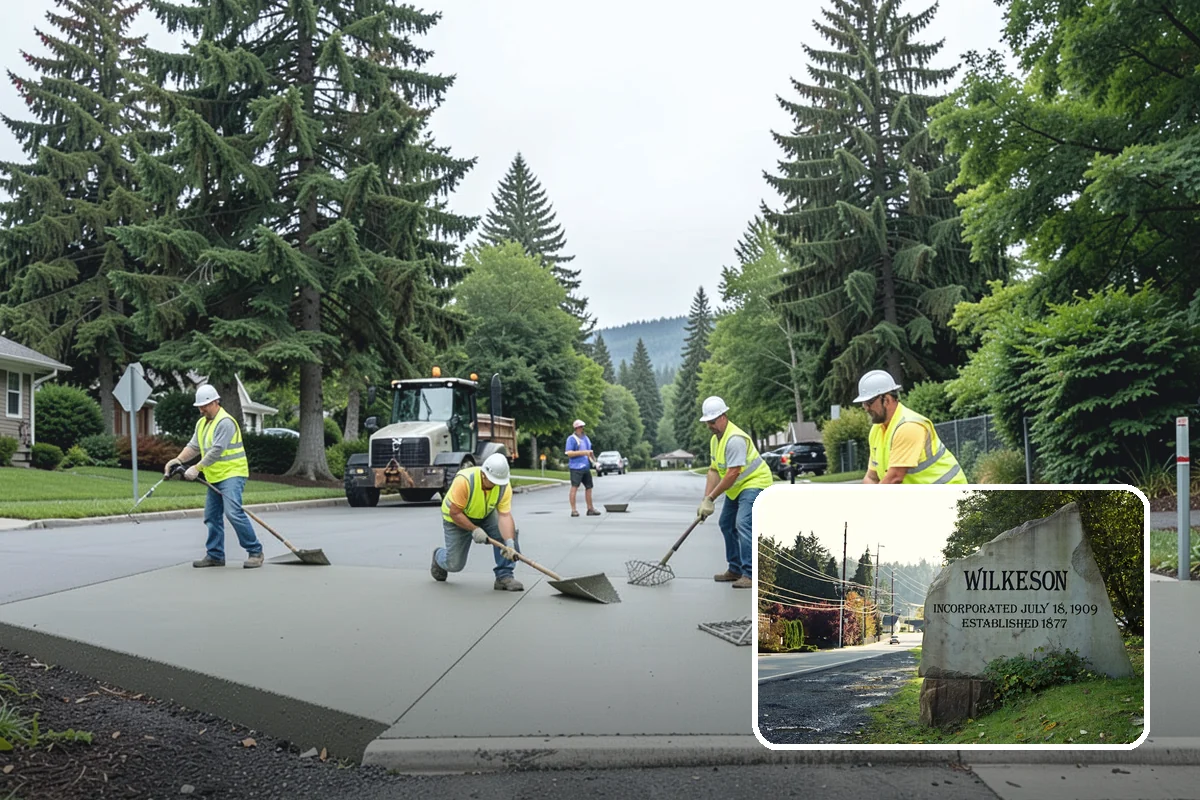 Winter Storm Response in Wilkeson, Pierce County, WA - Unifies plowing, deicing, sanding, hauling, and cleanup