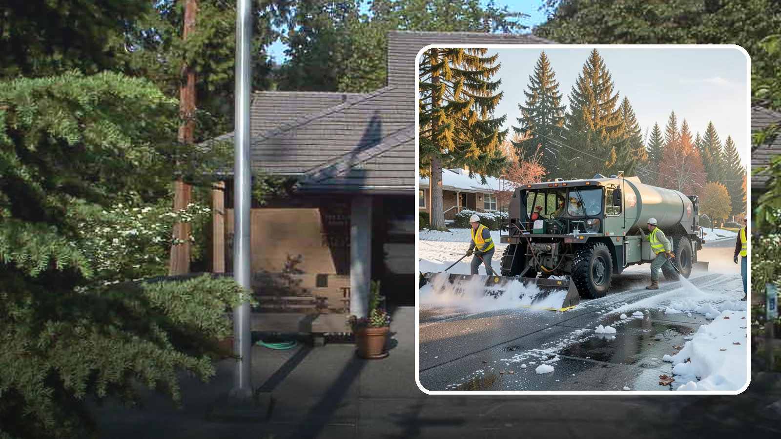 Winter Storm Response in Yarrow Point, King County, WA - Coordinated, full-scope winter storm response combining plowing, deicing, sanding, and cleanup under one plan.