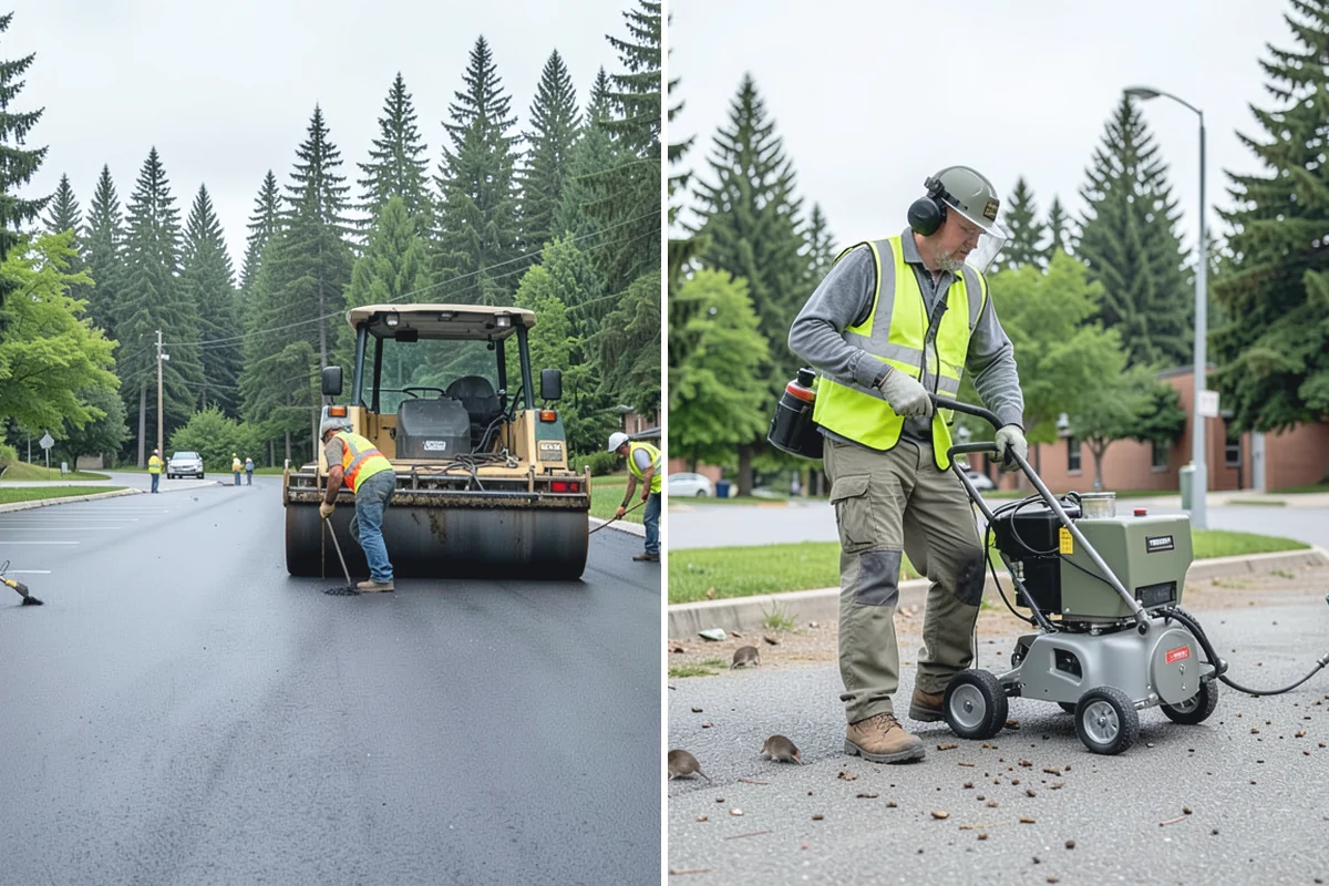 Wood Chipper Services in Auburn, King County, WA - Stage brush at an accessible collection point
