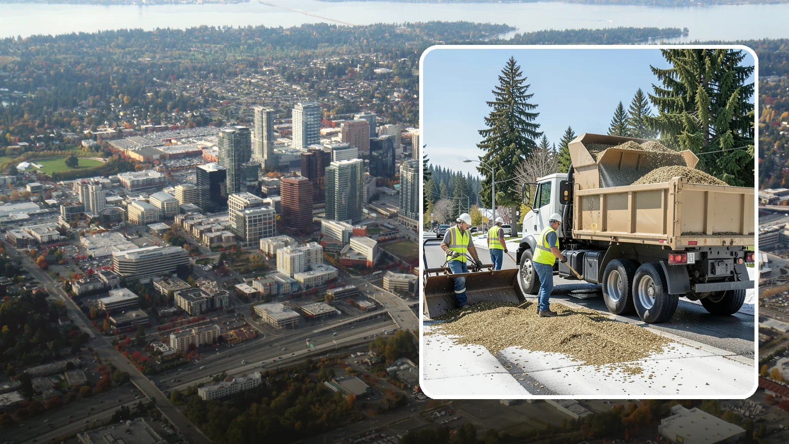 Wood Chipper Services in Bellevue, King County, WA - On-site brush chipping that reduces pruning and storm debris into haulable material.