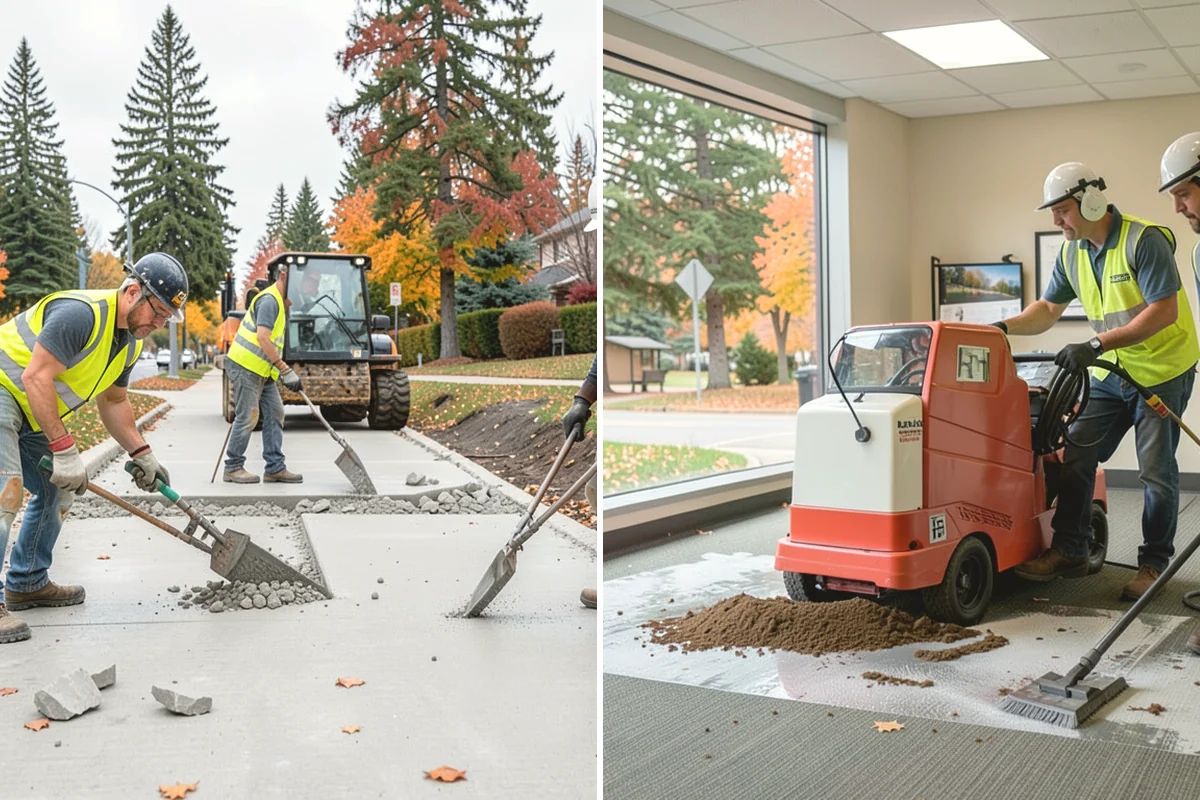 Wood Chipper Services in Black Diamond, King County, WA - Stage brush at an accessible collection point