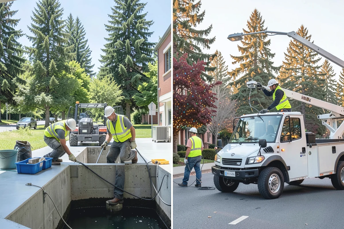Wood Chipper Services in Des Moines, King County, WA - Stage brush at an accessible collection point
