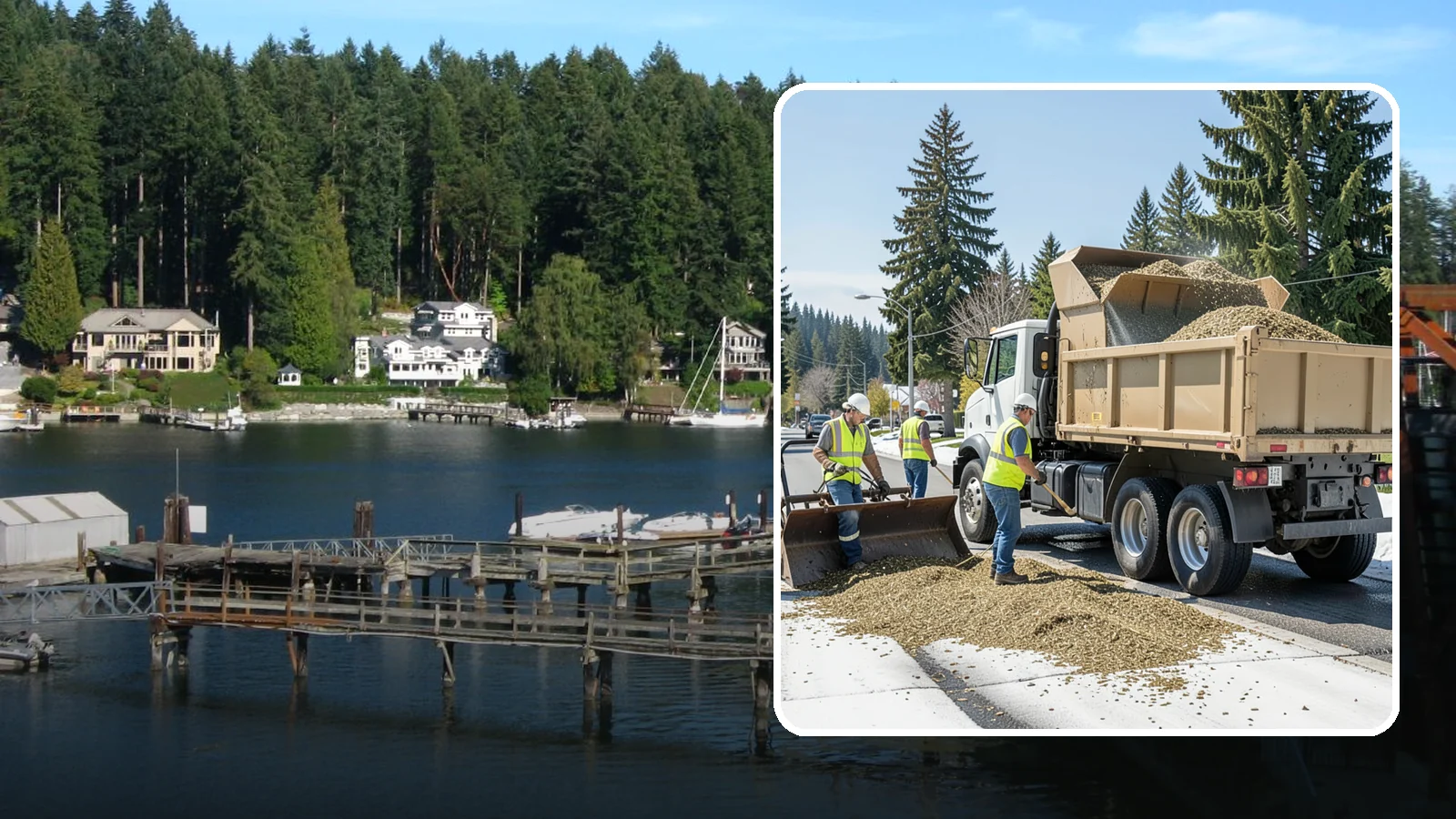 Wood Chipper Services in Gig Harbor, Pierce County, WA - On-site brush chipping that reduces pruning and storm debris into haulable material.