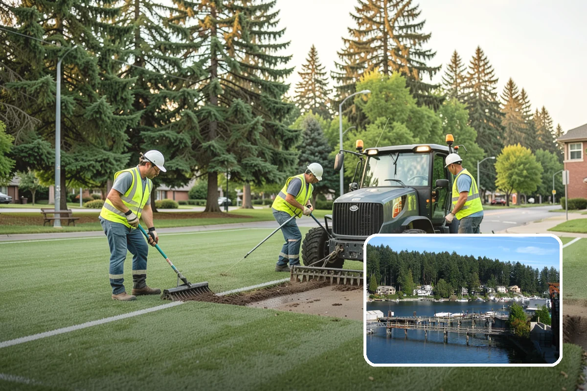 Wood Chipper Services in Gig Harbor, Pierce County, WA - On-site volume reduction of brush