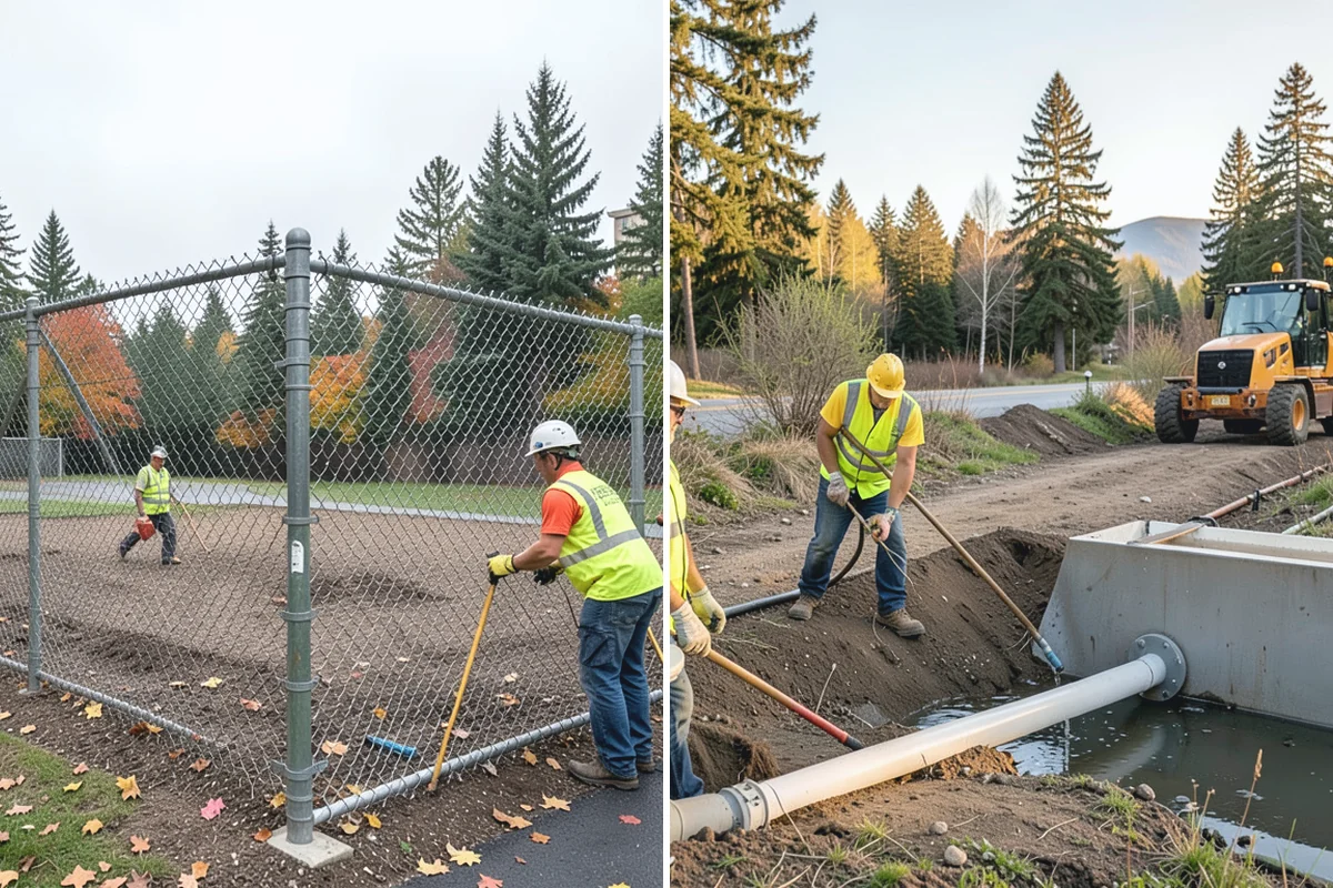 Wood Chipper Services in Hamilton, Skagit County, WA - Stage brush at an accessible collection point