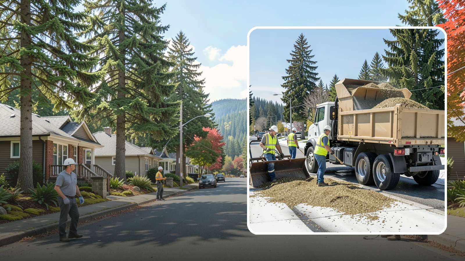 Wood Chipper Services in Hunts Point, King County, WA - On-site brush chipping that reduces pruning and storm debris into haulable material.