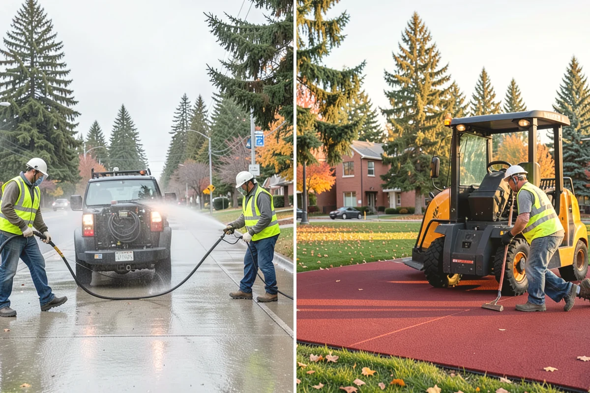 Wood Chipper Services in Issaquah, King County, WA - Stage brush at an accessible collection point