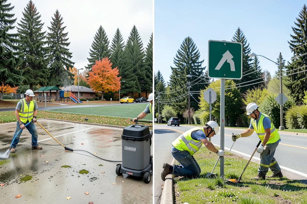 Wood Chipper Services in Kenmore, King County, WA - Stage brush at an accessible collection point