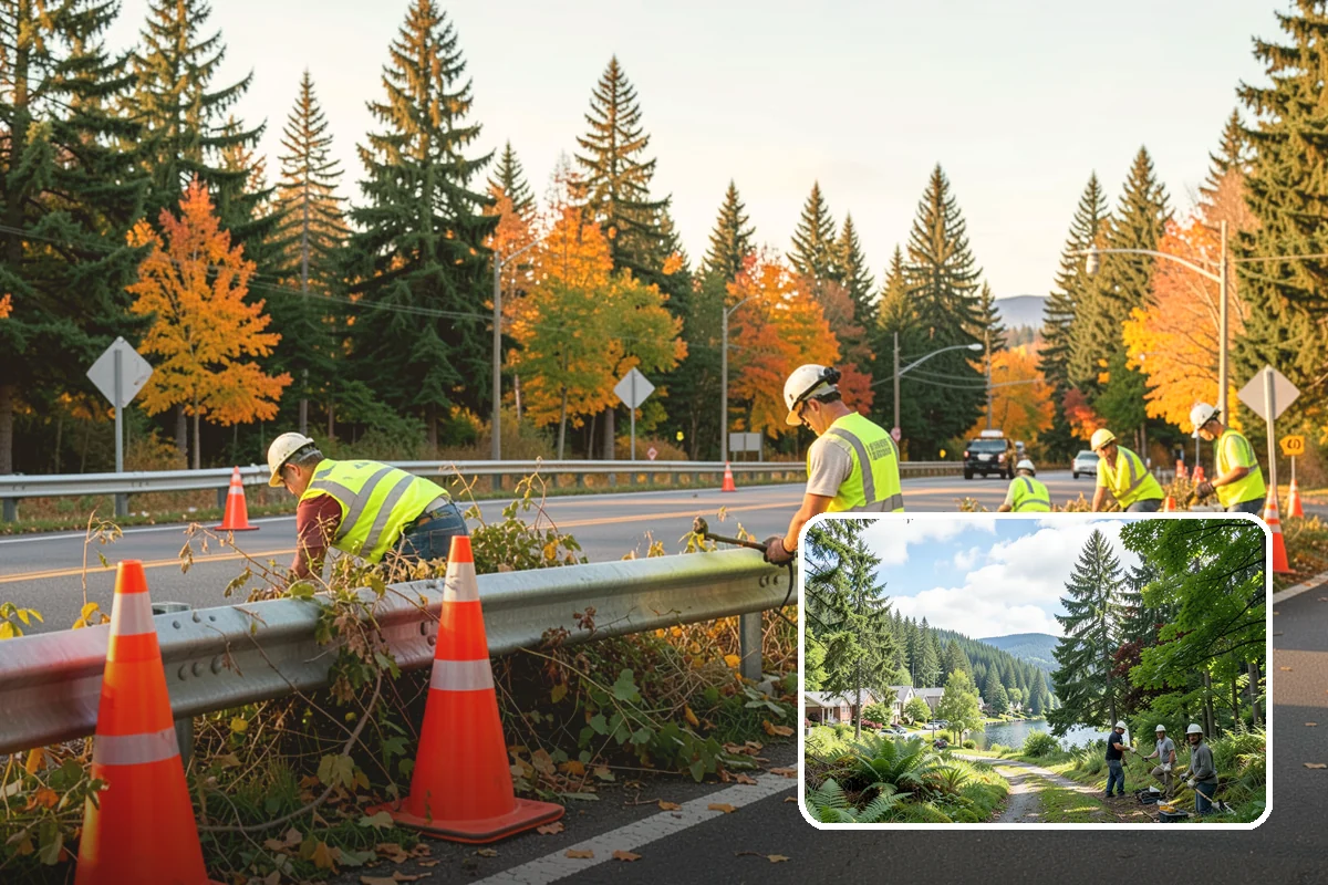Wood Chipper Services in Lake Forest Park, King County, WA - On-site volume reduction of brush