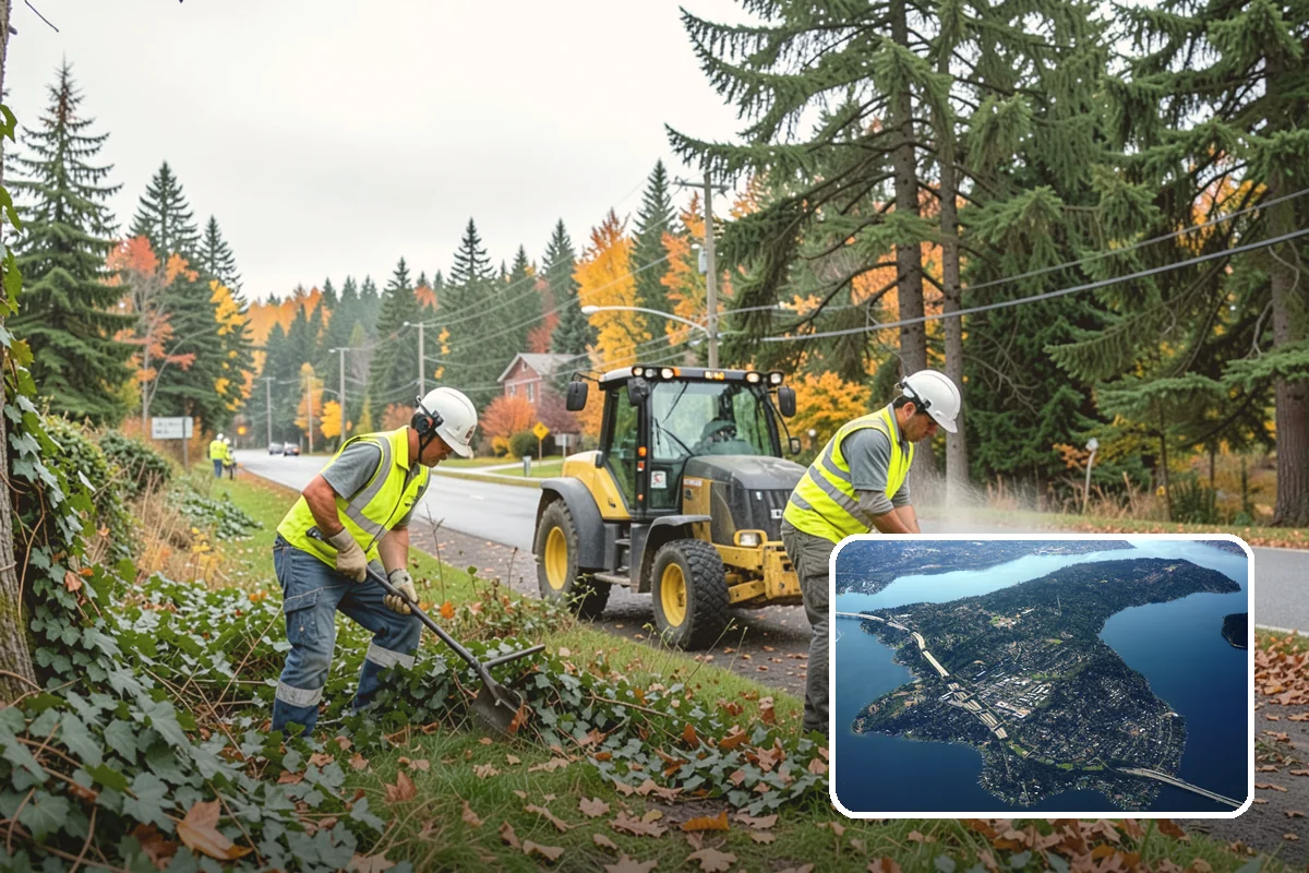 Wood Chipper Services in Mercer Island, King County, WA - On-site volume reduction of brush