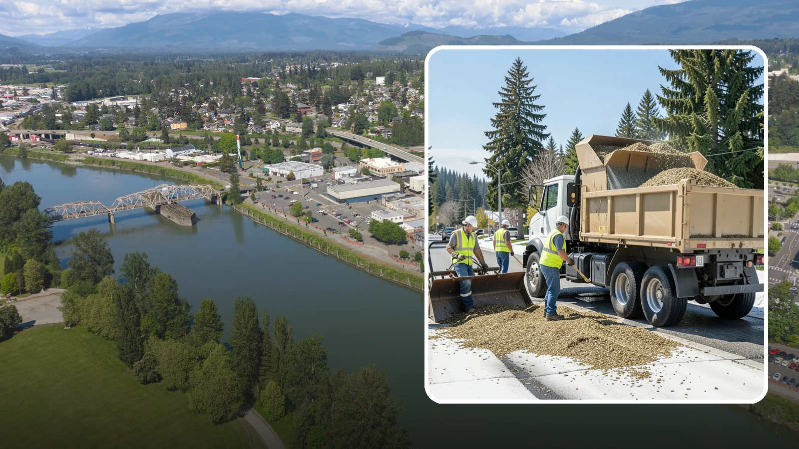 Wood Chipper Services in Mount Vernon, Skagit County, WA - On-site brush chipping that reduces pruning and storm debris into haulable material.