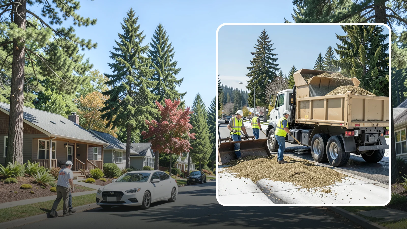 Wood Chipper Services in Orting, Pierce County, WA - On-site brush chipping that reduces pruning and storm debris into haulable material.