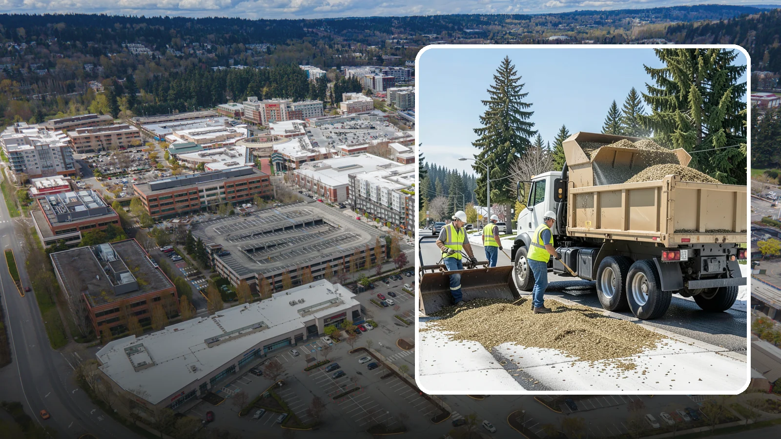Wood Chipper Services in Redmond, King County, WA - On-site brush chipping that reduces pruning and storm debris into haulable material.