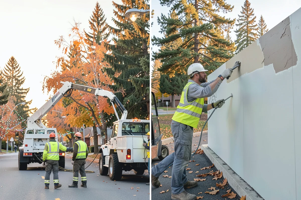 Wood Chipper Services in Skykomish, King County, WA - Stage brush at an accessible collection point