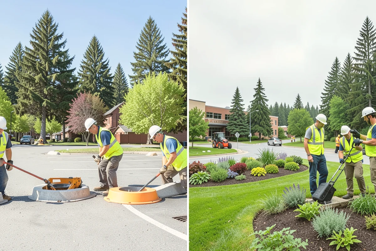 Wood Chipper Services in Stanwood, Snohomish County, WA - Stage brush at an accessible collection point