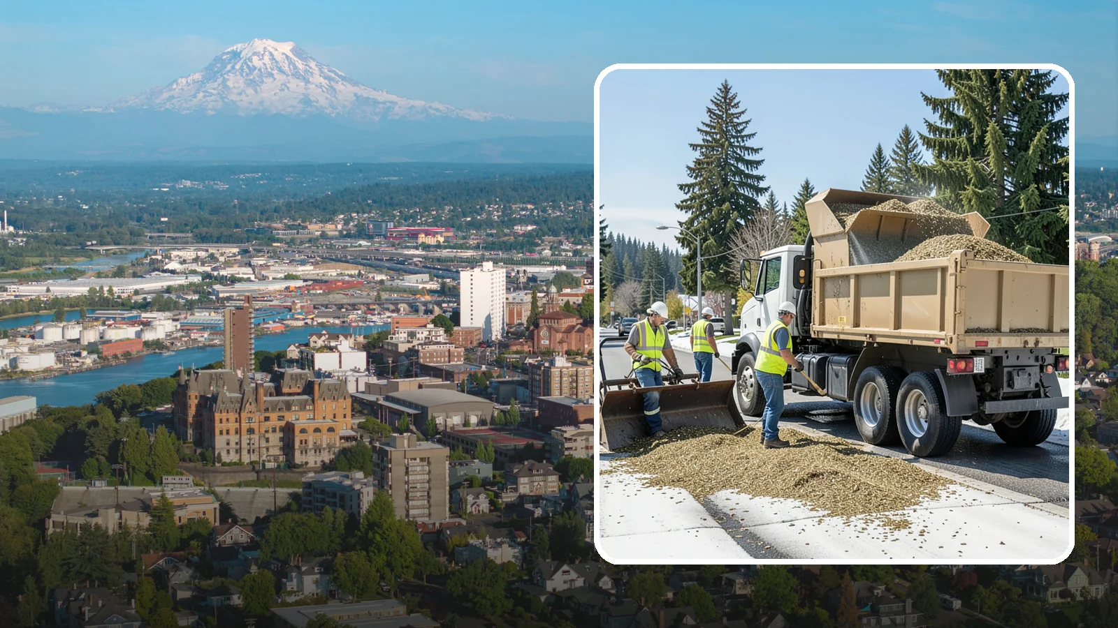 Wood Chipper Services in Tacoma, Pierce County, WA - On-site brush chipping that reduces pruning and storm debris into haulable material.