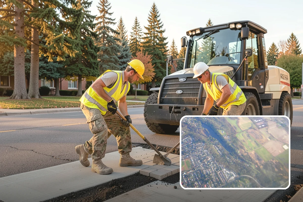 Work Zone Setup in Algona, King County, WA - Compliant traffic control plans and devices
