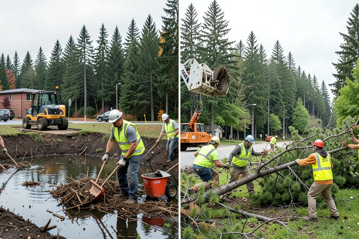 Work Zone Setup in Arlington, Snohomish County, WA - Develop the temporary traffic control plan