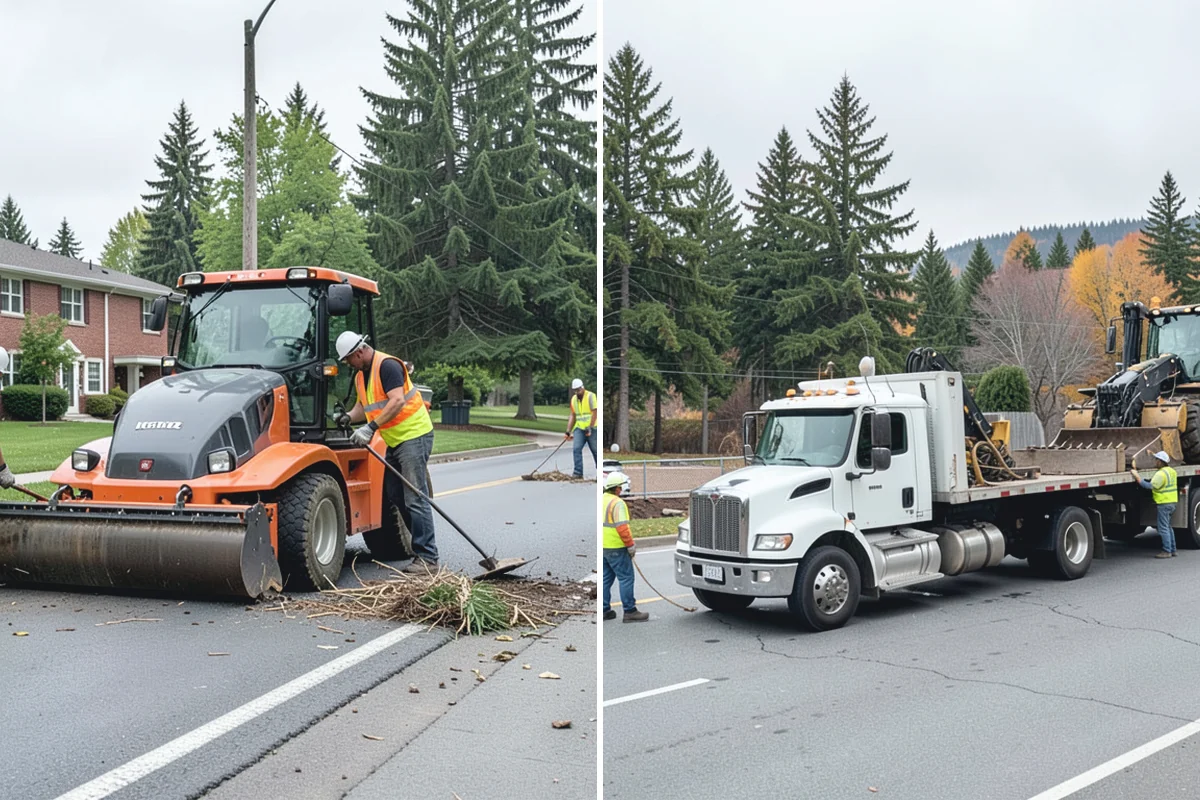 Work Zone Setup in Bonney Lake, Pierce County, WA - Develop the temporary traffic control plan