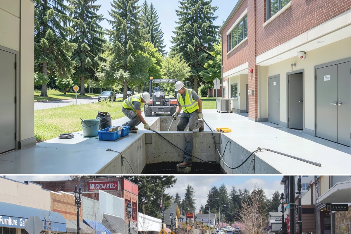 Work Zone Setup in Bothell, King County, WA - Setup demand follows the construction season but continues year-round for utility and emergency work.