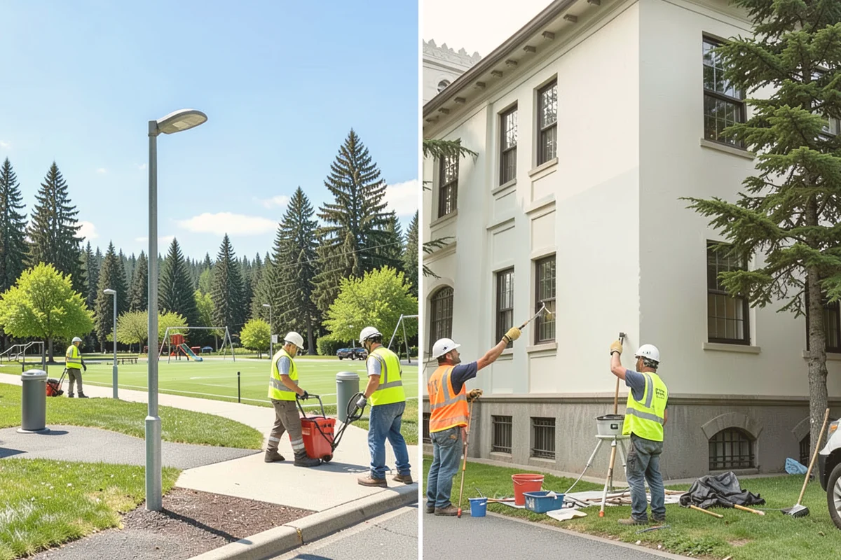 Work Zone Setup in Brier, Snohomish County, WA - Develop the temporary traffic control plan