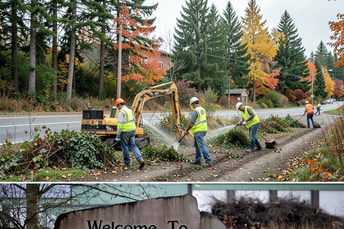 Work Zone Setup in Buckley, Pierce County, WA - Setup demand follows the construction season but continues year-round for utility and emergency work.