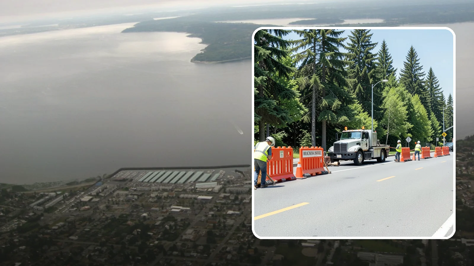 Work Zone Setup in Des Moines, King County, WA - Complete work zone setup delivers compliant traffic control plans, devices, and flagging for public projects.