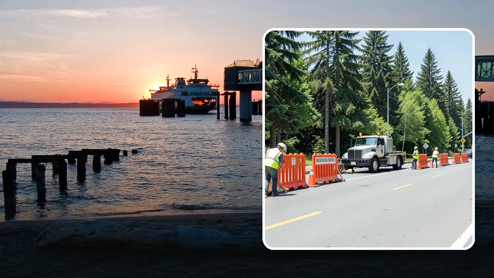 Work Zone Setup in Edmonds, Snohomish County, WA - Complete work zone setup delivers compliant traffic control plans, devices, and flagging for public projects.