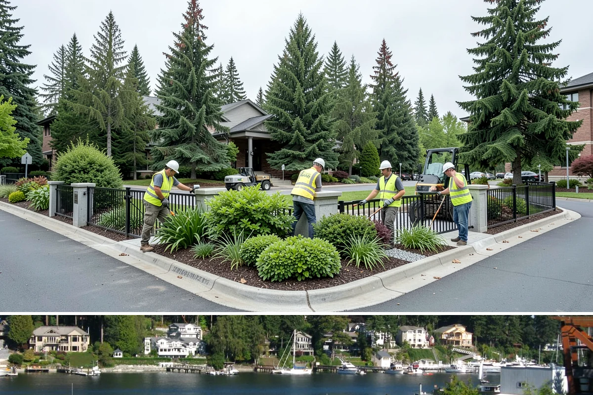 Work Zone Setup in Gig Harbor, Pierce County, WA - Setup demand follows the construction season but continues year-round for utility and emergency work.