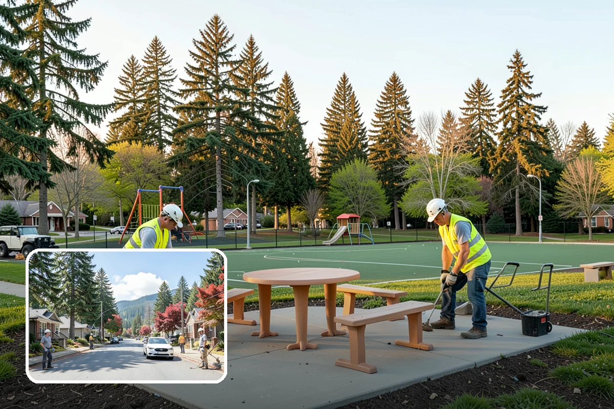 Work Zone Setup in Hunts Point, King County, WA - Compliant traffic control plans and devices