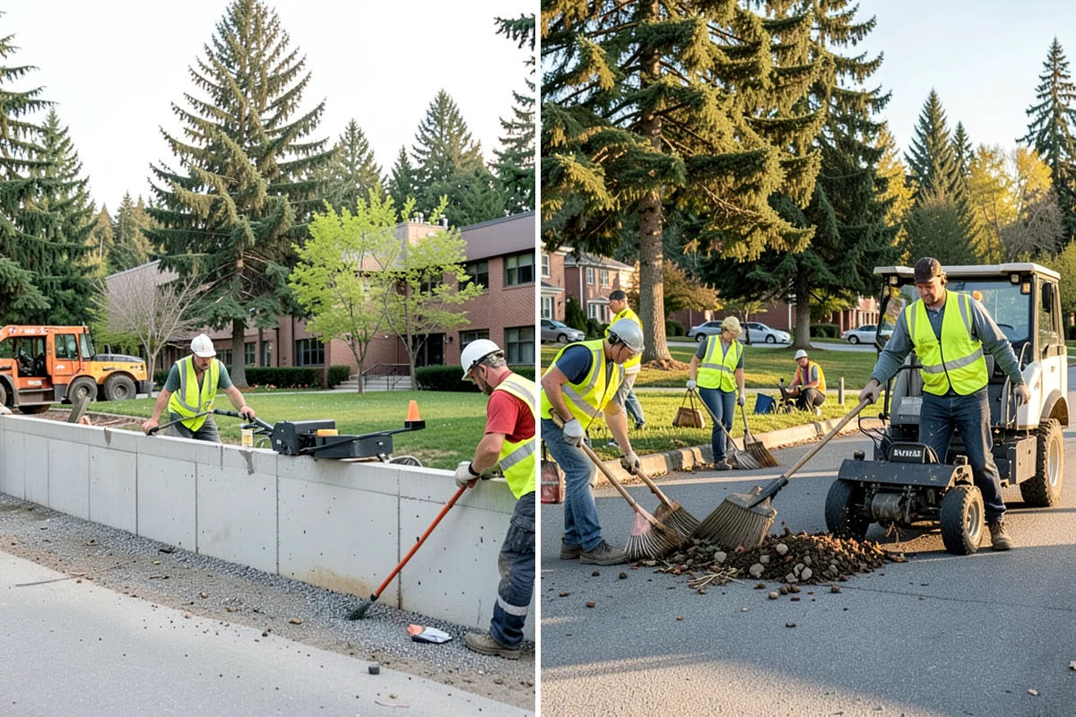 Work Zone Setup in Hunts Point, King County, WA - Develop the temporary traffic control plan