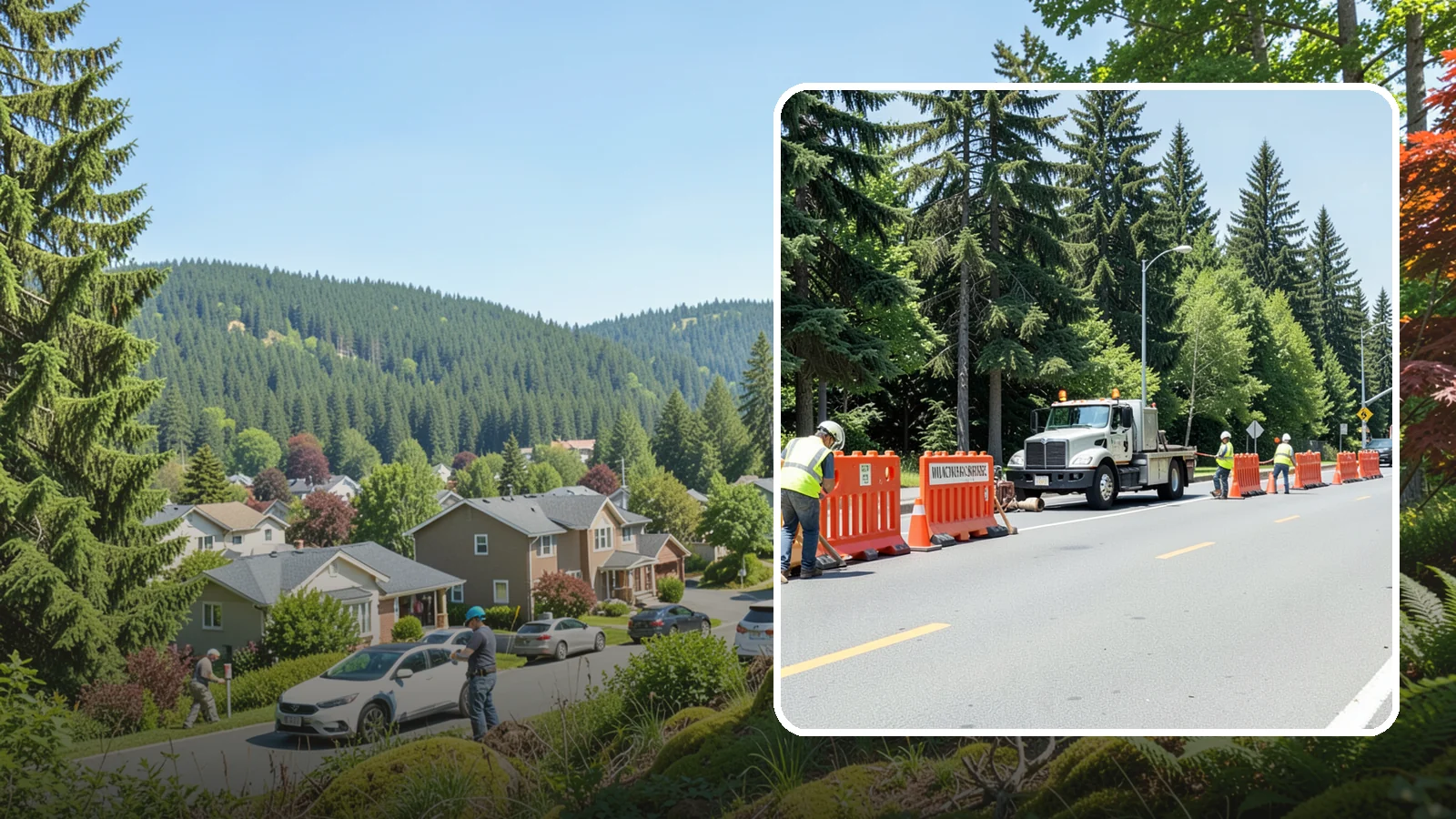 Work Zone Setup in Index, Snohomish County, WA - Complete work zone setup delivers compliant traffic control plans, devices, and flagging for public projects.