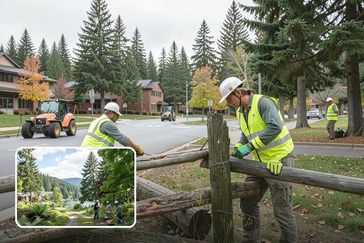 Work Zone Setup in Lake Forest Park, King County, WA - Compliant traffic control plans and devices