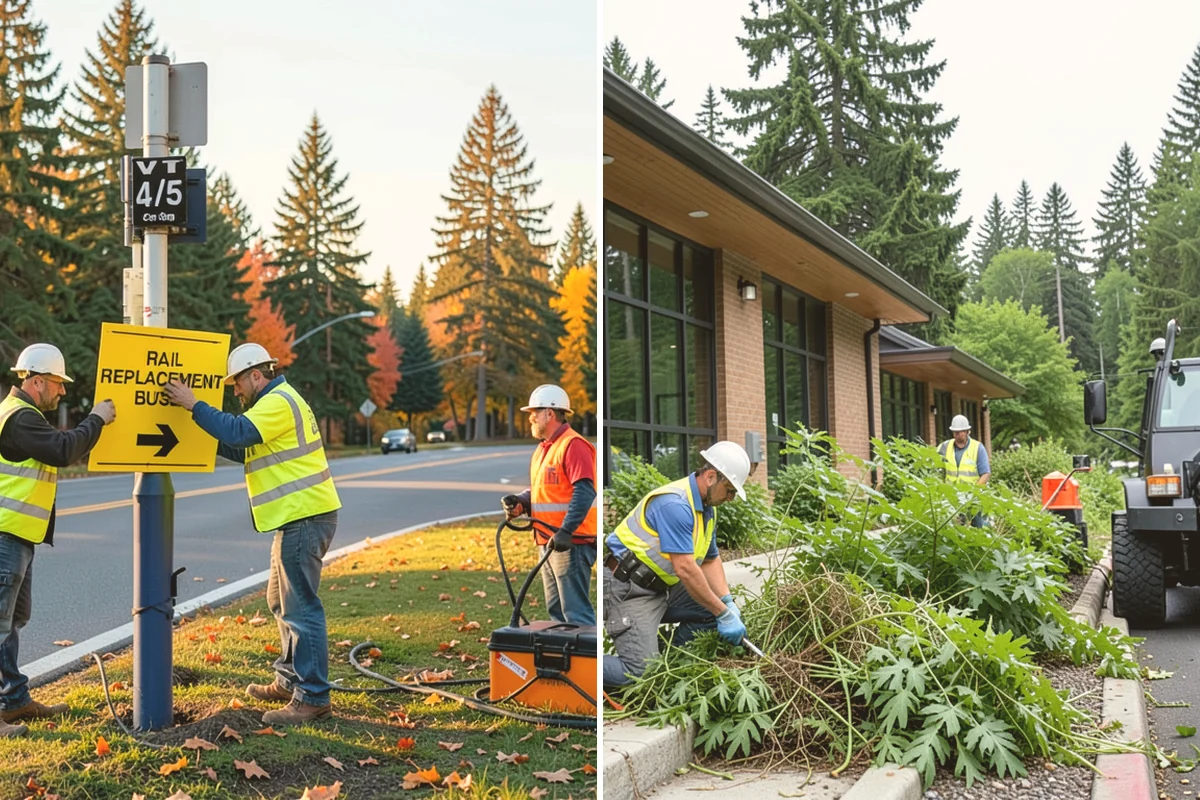 Work Zone Setup in Lynnwood, Snohomish County, WA - Develop the temporary traffic control plan