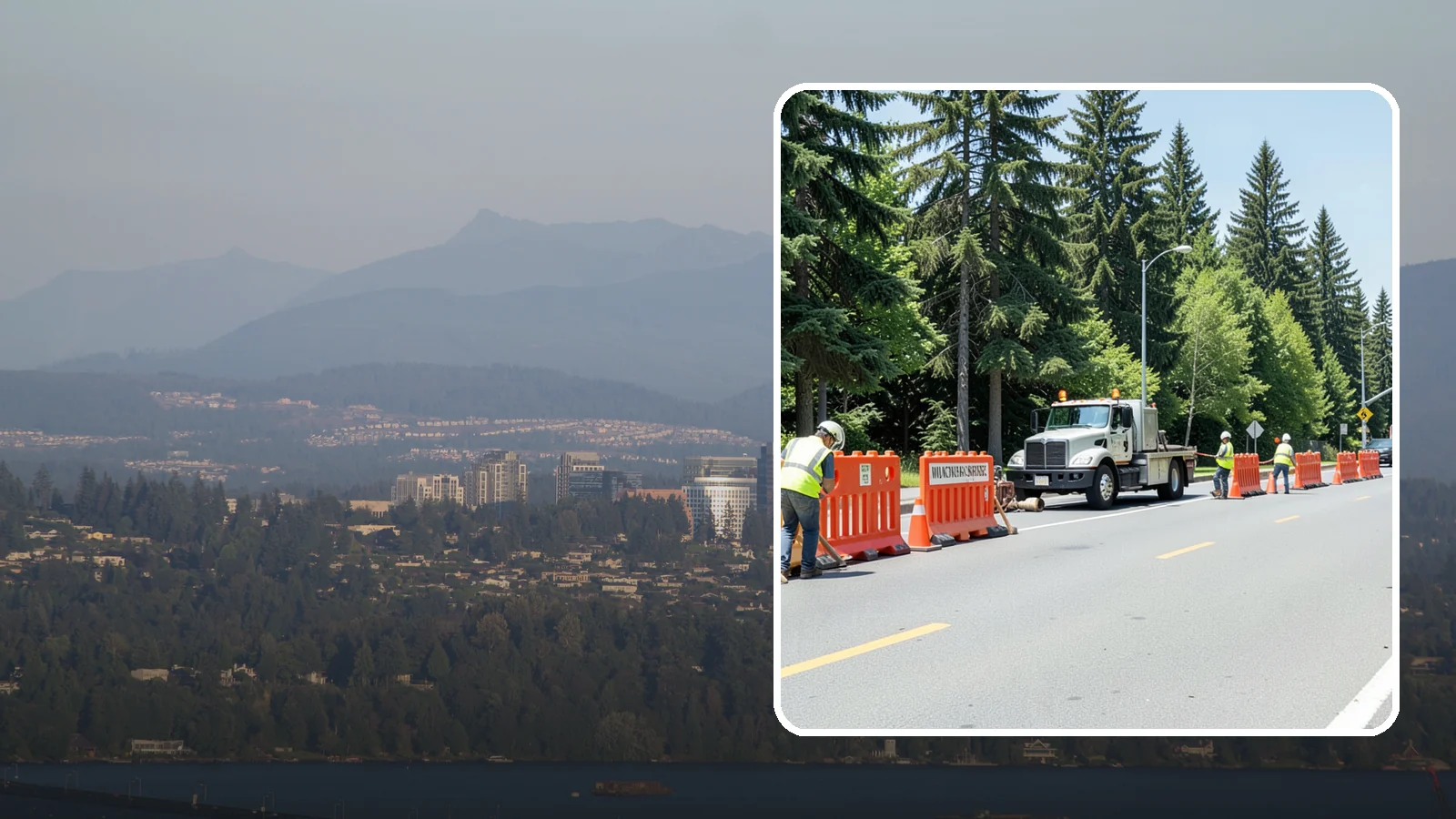 Work Zone Setup in Medina, King County, WA - Complete work zone setup delivers compliant traffic control plans, devices, and flagging for public projects.