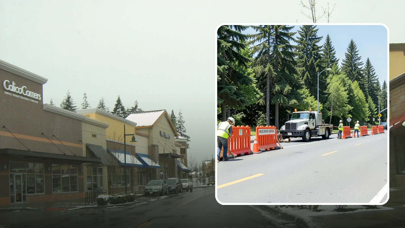 Work Zone Setup in Mill Creek, Snohomish County, WA - Complete work zone setup delivers compliant traffic control plans, devices, and flagging for public projects.