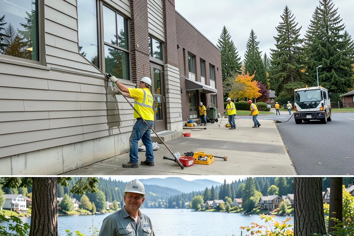 Work Zone Setup in Milton, King County, WA - Setup demand follows the construction season but continues year-round for utility and emergency work.
