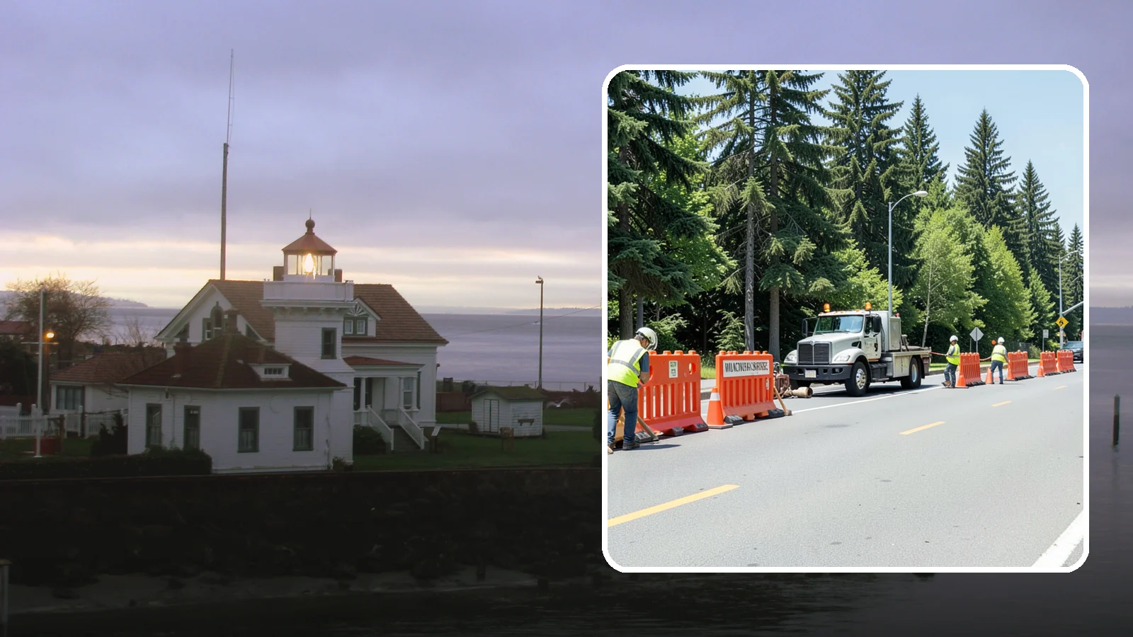Work Zone Setup in Mukilteo, Snohomish County, WA - Complete work zone setup delivers compliant traffic control plans, devices, and flagging for public projects.