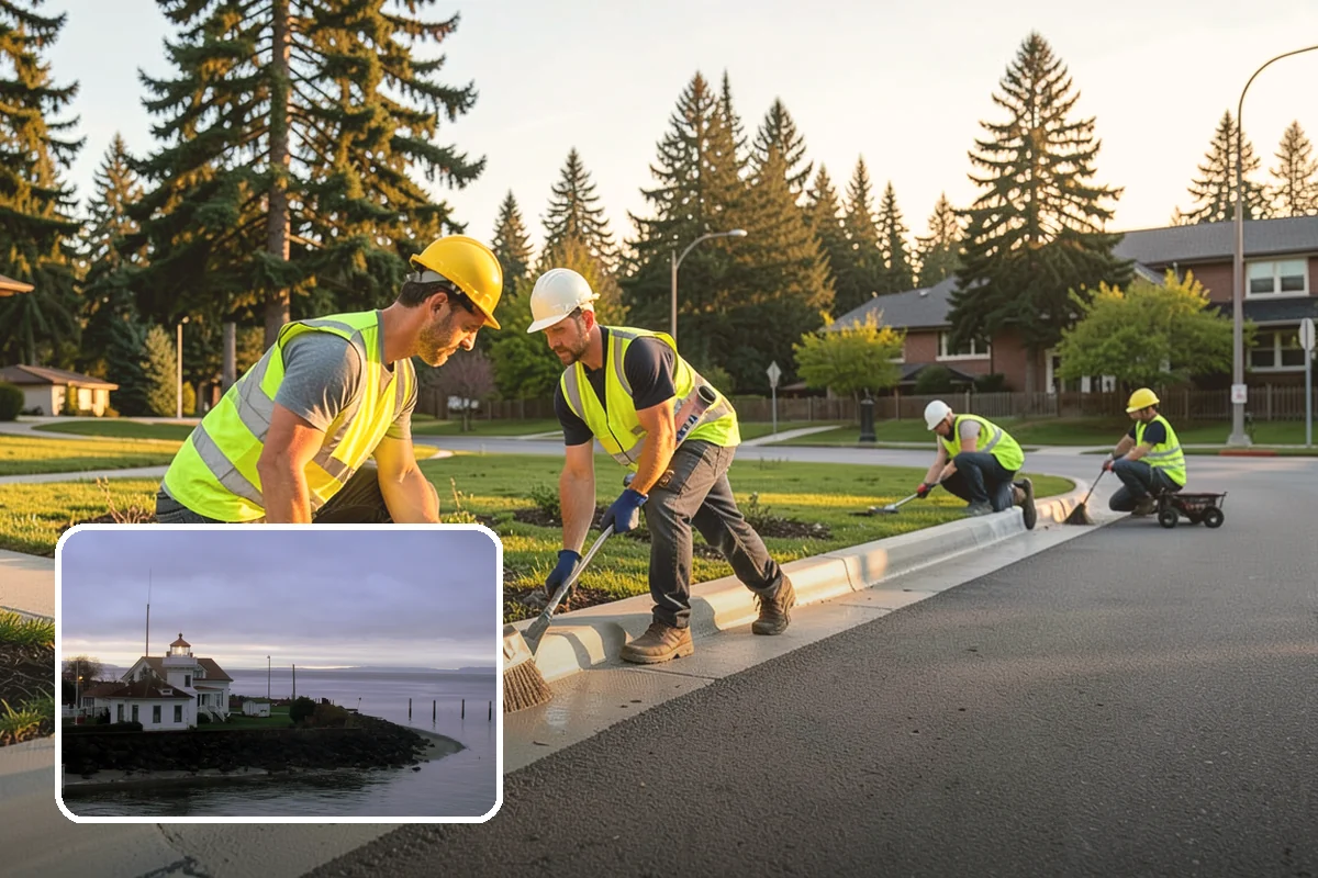 Work Zone Setup in Mukilteo, Snohomish County, WA - Compliant traffic control plans and devices