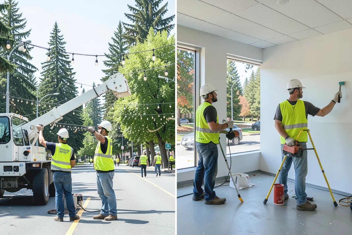 Work Zone Setup in Renton, King County, WA - Develop the temporary traffic control plan