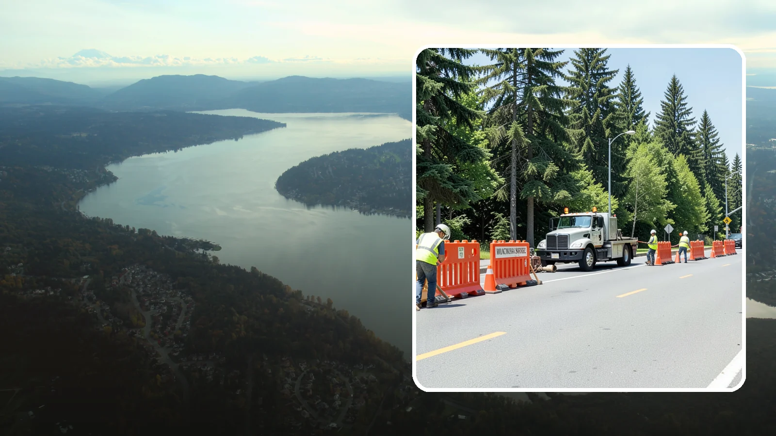 Work Zone Setup in Sammamish, King County, WA - Complete work zone setup delivers compliant traffic control plans, devices, and flagging for public projects.