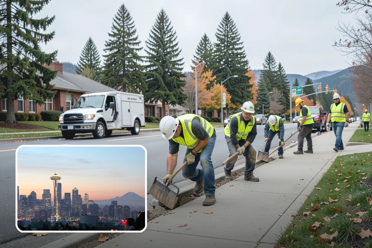 Work Zone Setup in Seattle, King County, WA - Compliant traffic control plans and devices