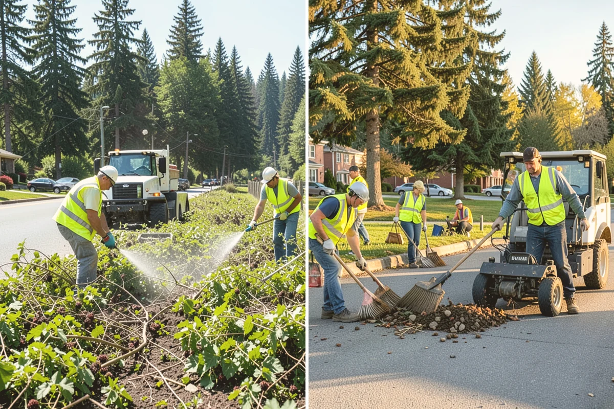 Work Zone Setup in Stanwood, Snohomish County, WA - Develop the temporary traffic control plan