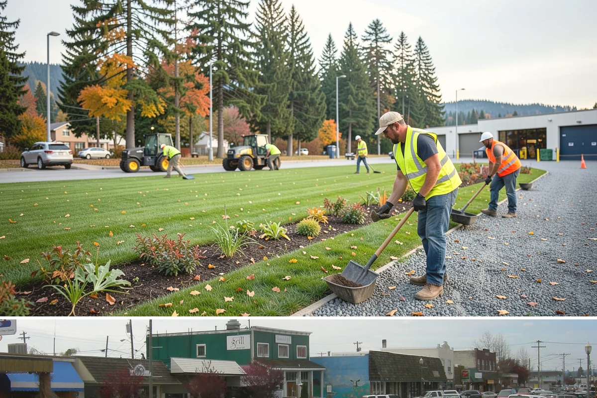 Work Zone Setup in Stanwood, Snohomish County, WA - Setup demand follows the construction season but continues year-round for utility and emergency work.