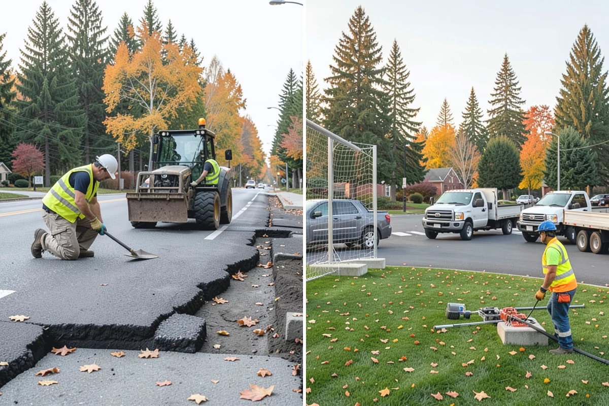 Work Zone Setup in Sumner, Pierce County, WA - Develop the temporary traffic control plan