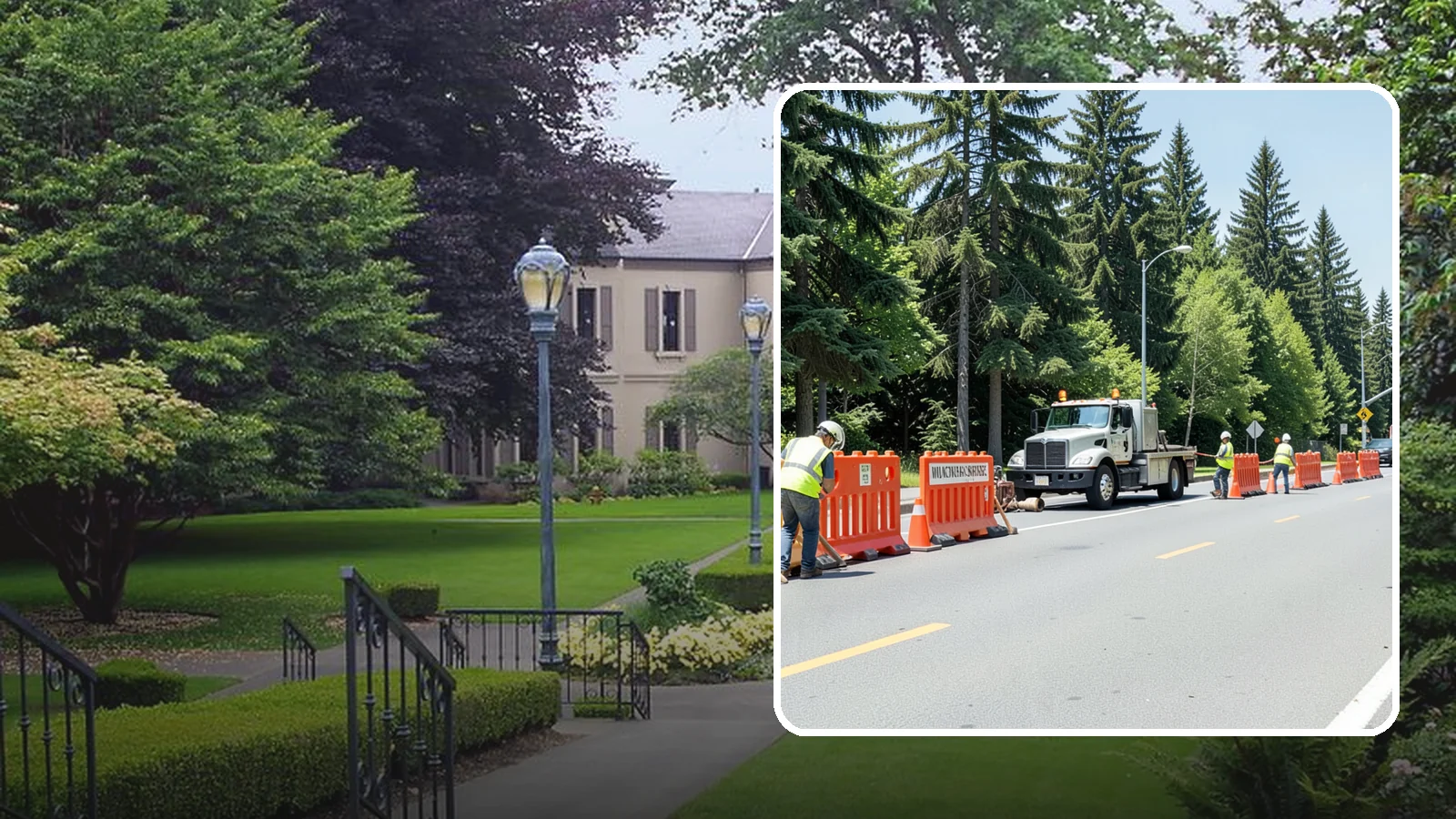 Work Zone Setup in Woodinville, King County, WA - Complete work zone setup delivers compliant traffic control plans, devices, and flagging for public projects.