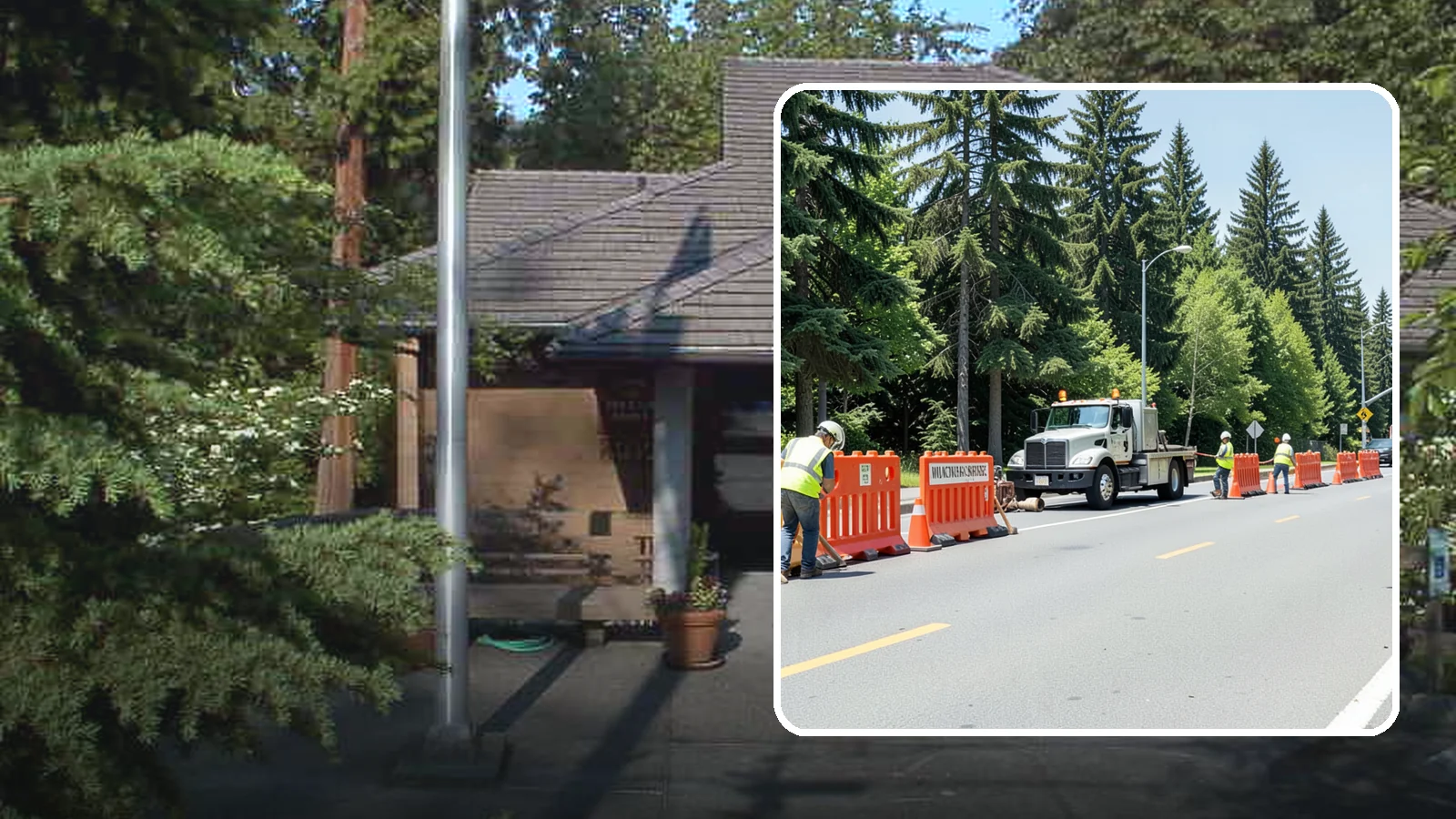 Work Zone Setup in Yarrow Point, King County, WA - Complete work zone setup delivers compliant traffic control plans, devices, and flagging for public projects.
