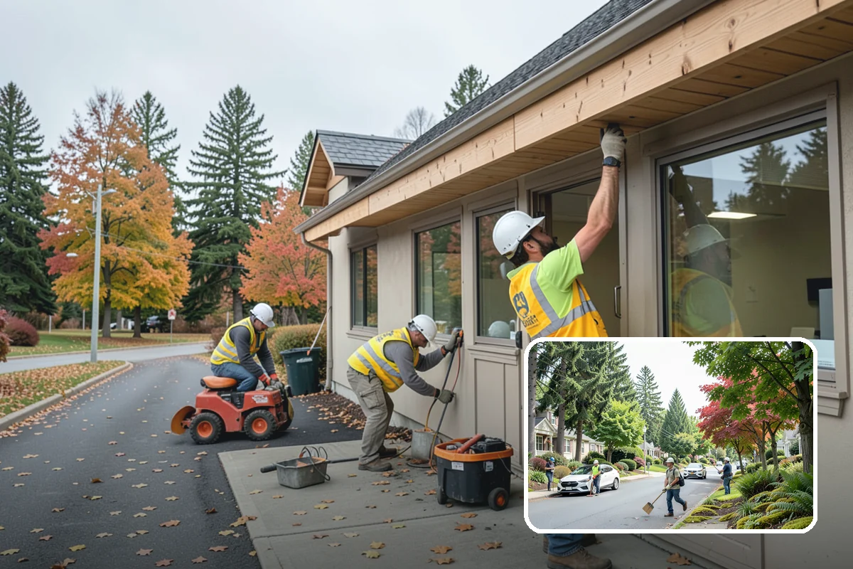 Yard Waste Collection in Beaux Arts Village, King County, WA - Green waste diverted to compost