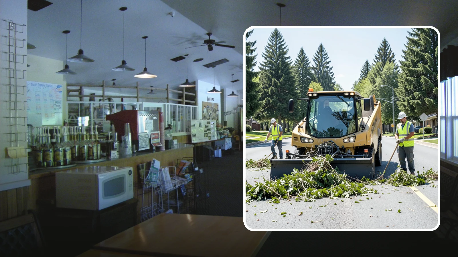Yard Waste Collection in Black Diamond, King County, WA - Collection of green waste and yard debris from public grounds and maintenance operations.