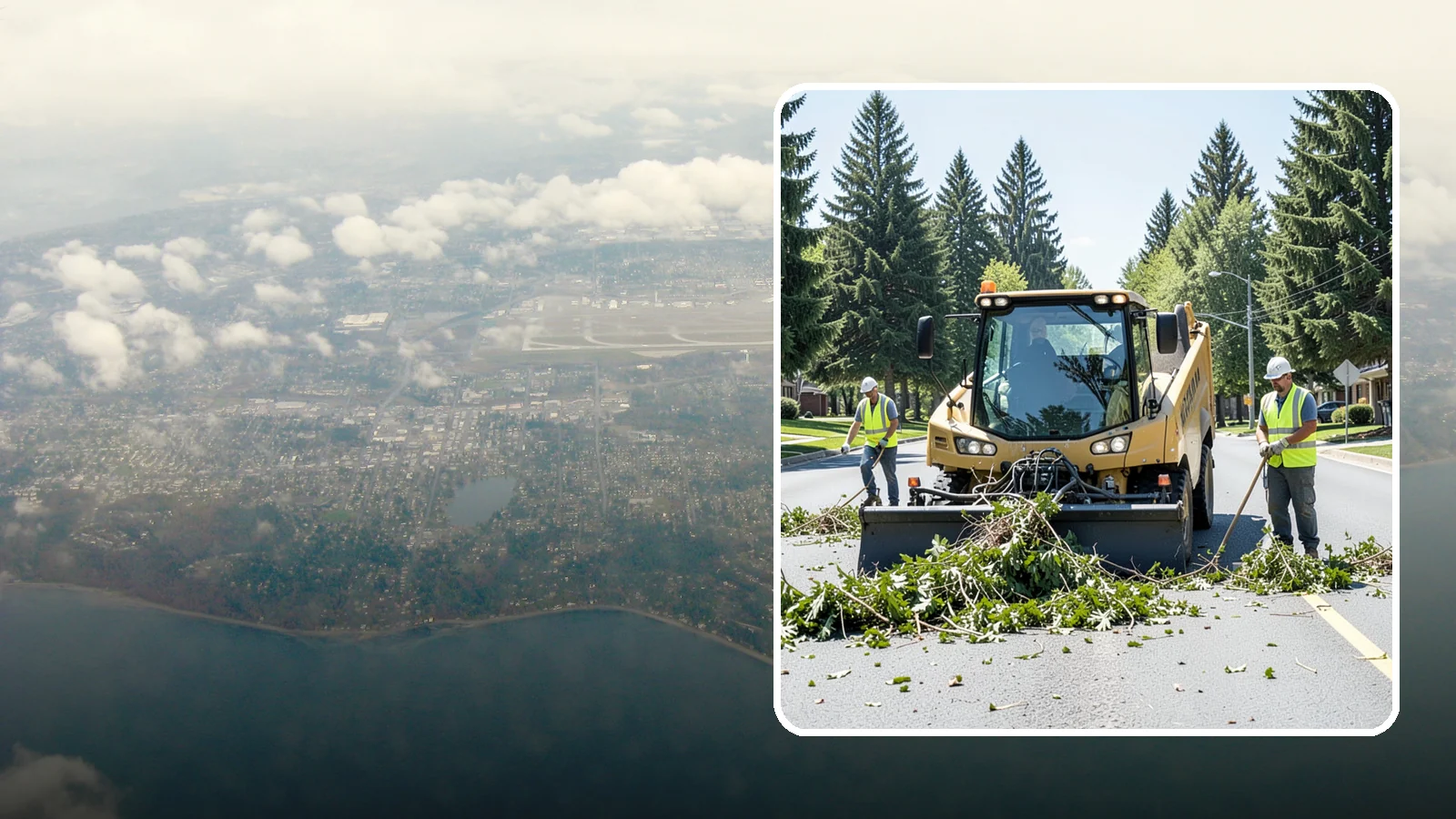 Yard Waste Collection in Burien, King County, WA - Collection of green waste and yard debris from public grounds and maintenance operations.